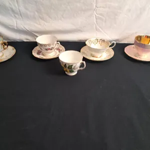 Assorted Cups & Saucers