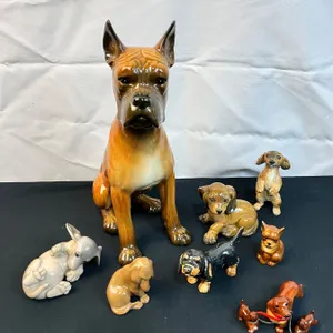 Variety of Dog Figurines