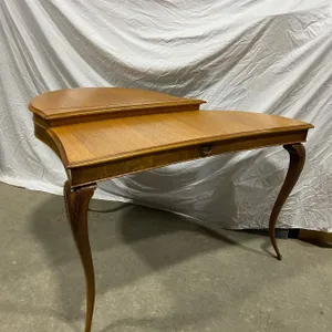 Vintage Wooden Piano Desk with Storage