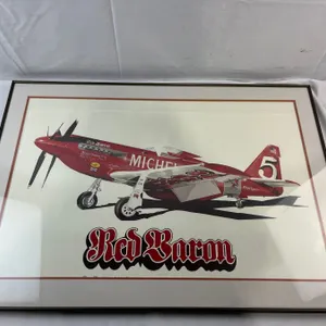 Framed Red Baron Poster