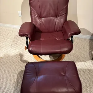 Rocking Recliner with Footstool