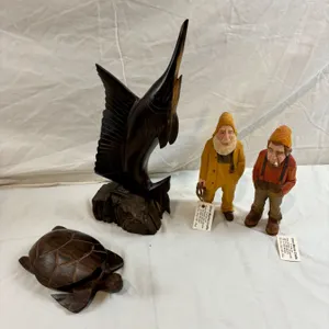 Carved Wooden Decor
