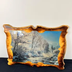 Wooden Art with Print