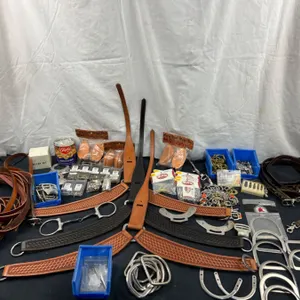 Large Collection of Leather Working Items