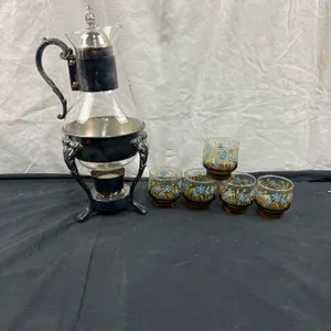 Vintage Carafe and Glasses