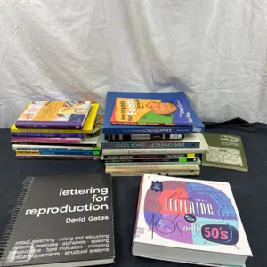 Assorted Books About Calligraphy
