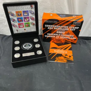 NHL All Stars 2003 Commemorative Stamp & Medallion Set