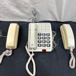 3 Push Button Telephones