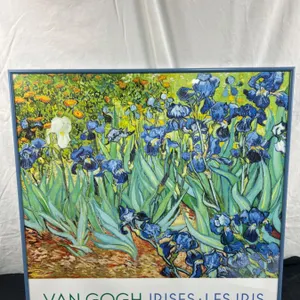 Framed Van Gogh Poster "Irises"