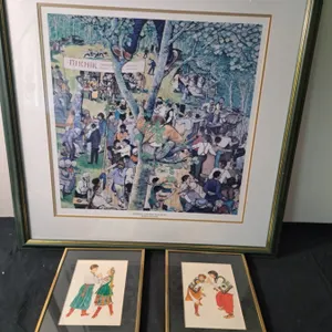 Ukrainian framed wall art