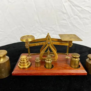 Vintage Brass Postal Scale