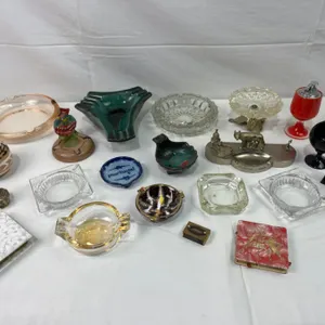 Large Collection of Ashtrays & Lighters & Matches
