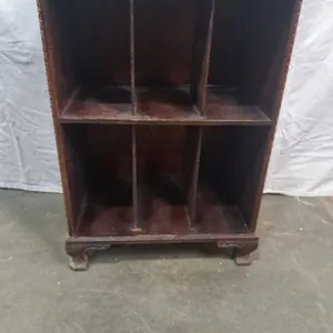 Vintage Wooden "Vinyl" Record Storage Cabinet