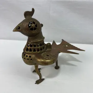 Vintage Brass Bird Incense Burner