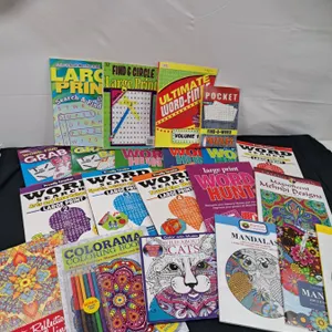 Assorted Colouring & Puzzle Books