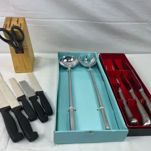 Pronto Knife Block & Serving Utensils