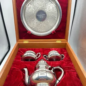Pewter Tea Service Set
