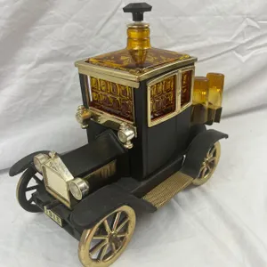 Ford Model T Music Box with Decanter and 4 Shot Glasses