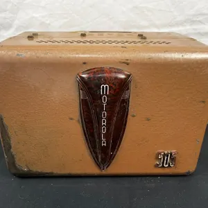 Vintage Metal Motorola Car Radio