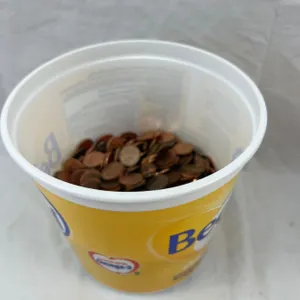 Becel Container 1/2 Full - Pennies