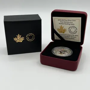 2015 $10 .9999 Silver Proof First Nations Art