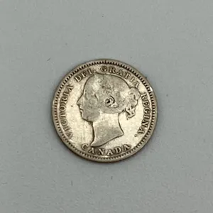 Scarce 1888 Victorian Canada silver 10 cent