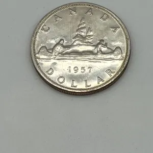 High Grade 1957 Canada Silver Dollar