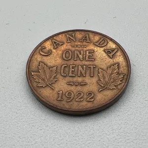 1922 Key Date Canada Small Cent