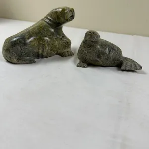 Walrus Stone Carvings