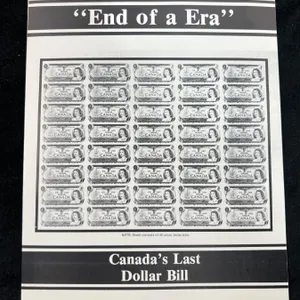 "End of a Era" Canada's Last Dollar Bill