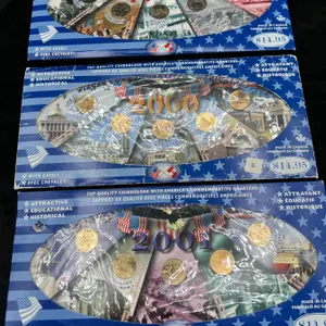 3 American Commemorative Quarter Sets