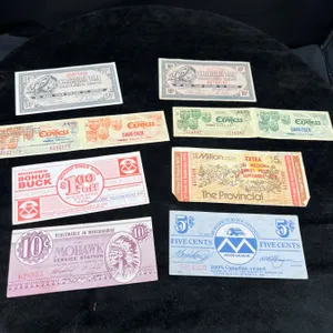 Vintage Retail Money & Lottery Tickets
