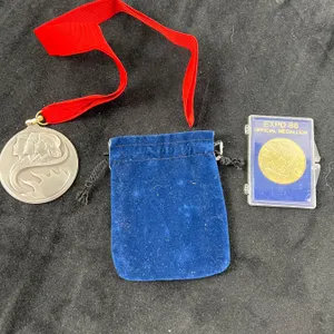 2001 Year of The Volunteers Medallion & Expo '86 Official Medallion
