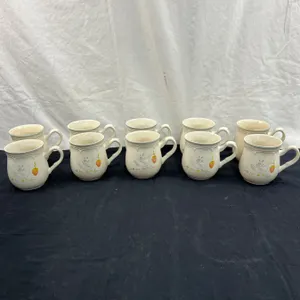 Ten International China Company Stoneware Mugs