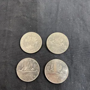4 Canadian Dollar Coins