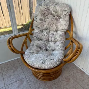 Ratan Swivel Rocking Chair