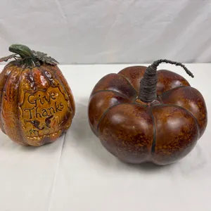Ceramic Pumpkin Decor