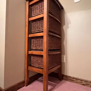 Wicker Storage Stand
