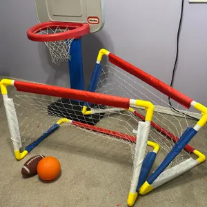 little tikes basketball net and folding goals