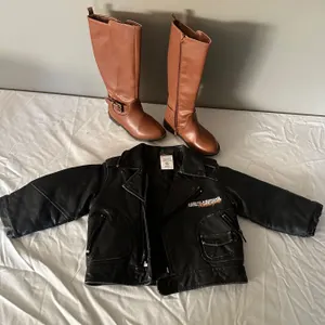 Harley Davidson Jacket and Boots