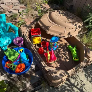 Outdoor Sand Pit and accessories