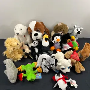 Variety of Stuffed Animals