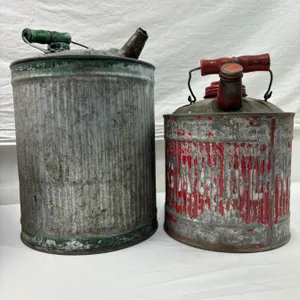 2 Vintage Gas Cans