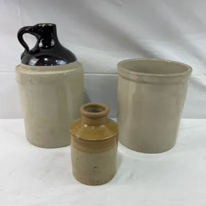 3 Crock Jugs