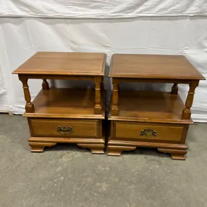 Pair of Vilas End Tables