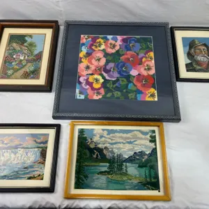 Assorted Cross-Stitch Pictures