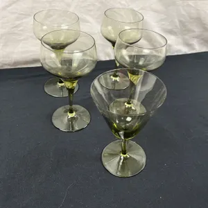 Vintage Coloured Stemware