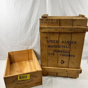 2 Wooden Crates