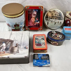 Assortment of Collectable Tins