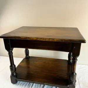 Vintage Oak Side Table